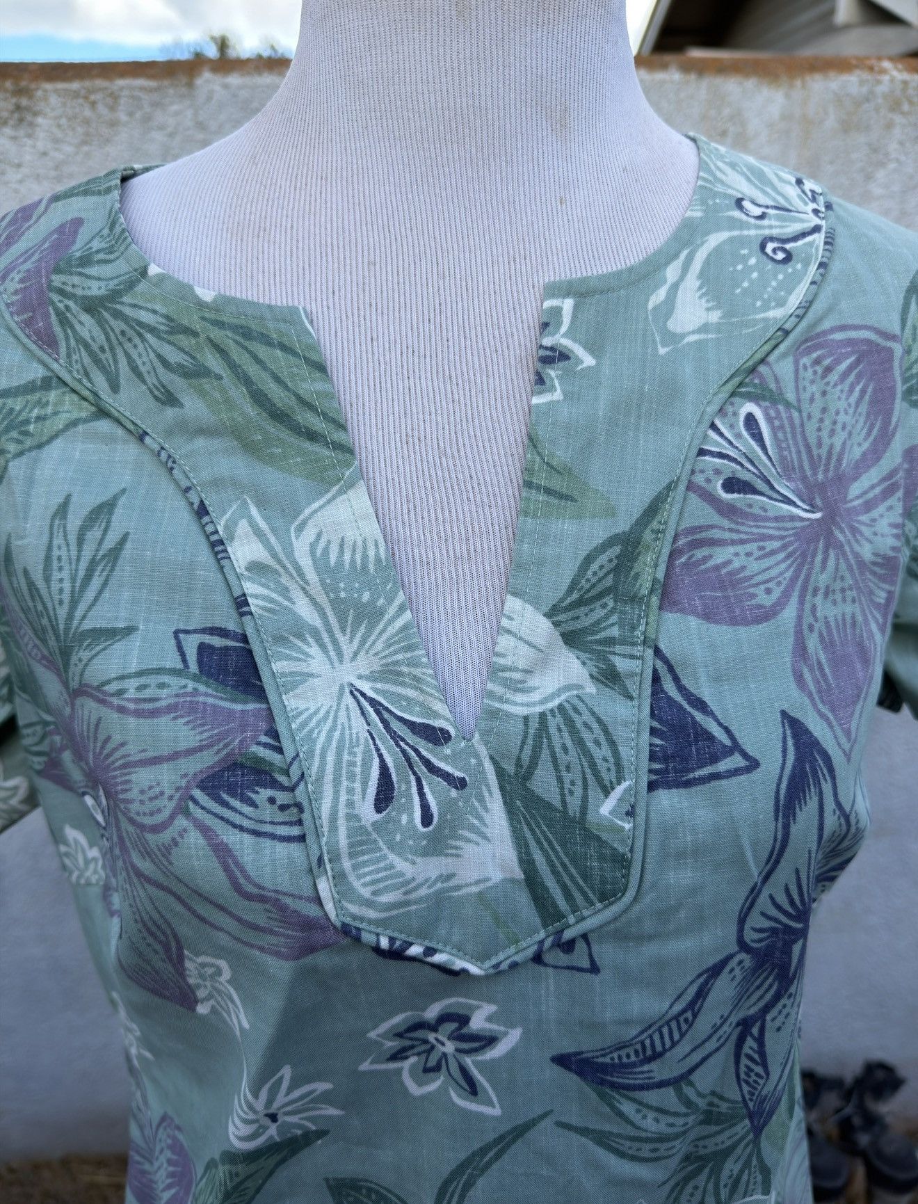 Reyn Spooner New Reyn Spooner Stargazer Short Dress Green Women's 12 Size XL / US 12-14 / IT 48-50 - 3 Thumbnail