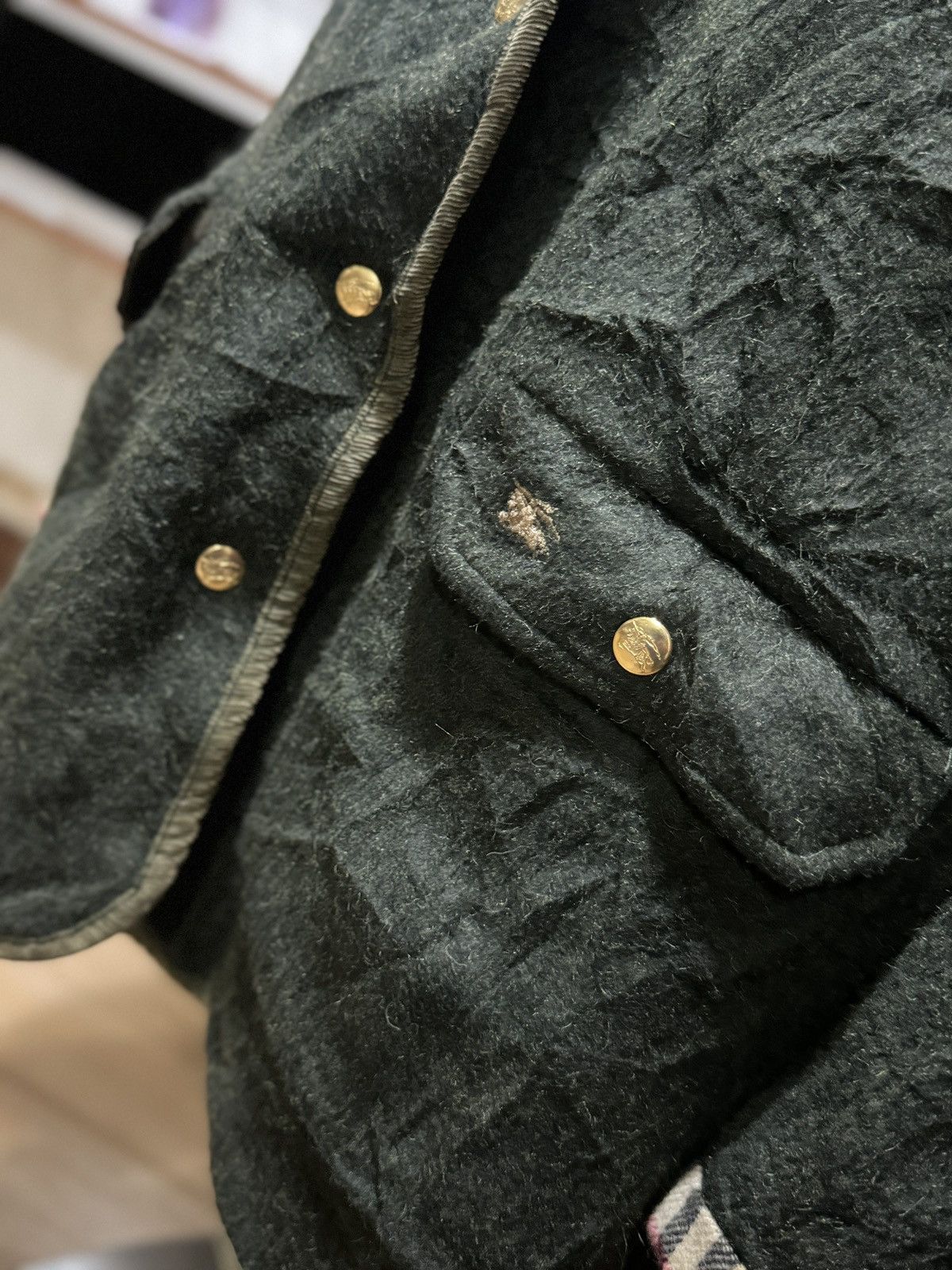 Burberry BURBERRY NOVA CHECK WOOL JACKET Size US L / EU 52-54 / 3 - 8 Thumbnail