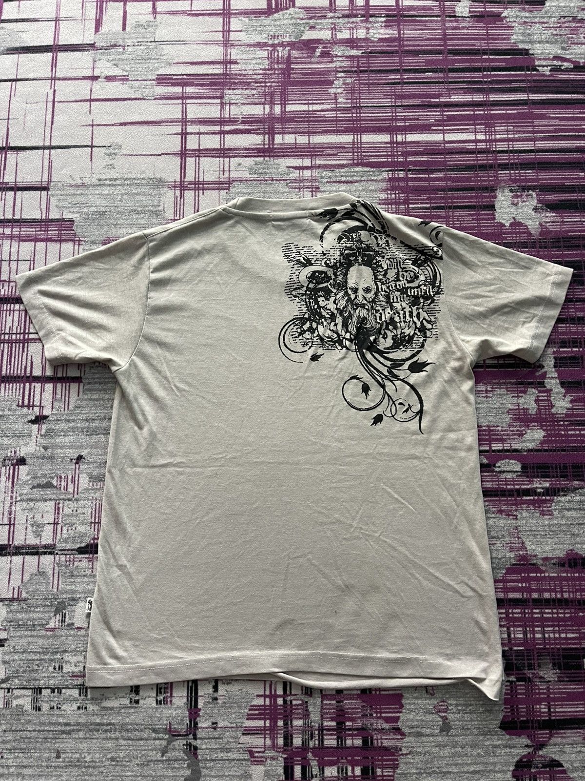 Japanese Brand × Vintage VINTAGE PUNK SKULLS TEE VERY RARE Size US M / EU 48-50 / 2 - 4 Thumbnail