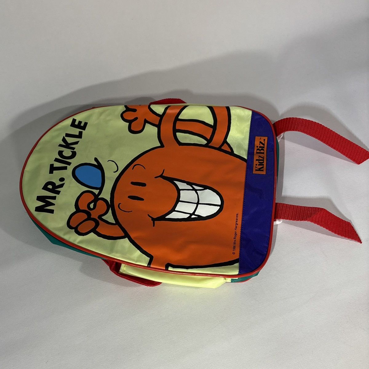 Vintage Vintage 90s Mr. Men Mr. Tickle Kidz Biz Youth Backpack Size ONE SIZE - 4 Thumbnail