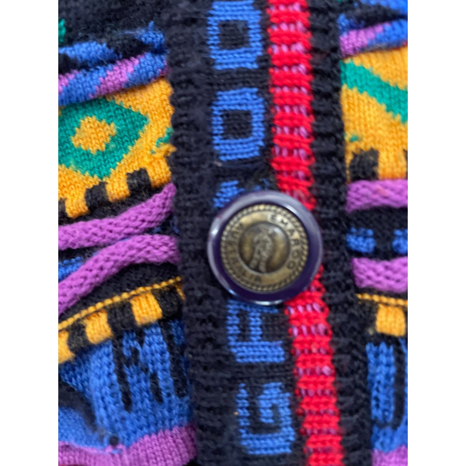 Vintage Emaroo Australian COOGI Style Vest Knit L Size US L / EU 52-54 / 3 - 4 Thumbnail