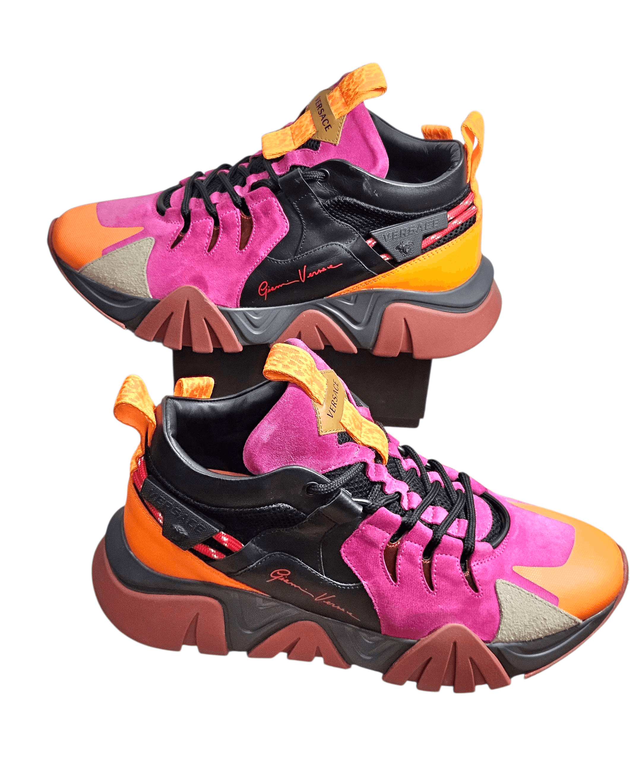 Versace VERSACE Gianni Signature Sport Squalo Sneakers | 2Chains Size US 11 / EU 44 - 5 Thumbnail