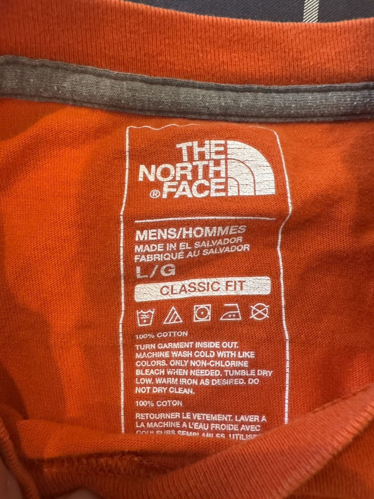 The North Face The North Face Orange Box Logo Tee Men's T-Shirt Size Large Size US L / EU 52-54 / 3 - 4 Thumbnail