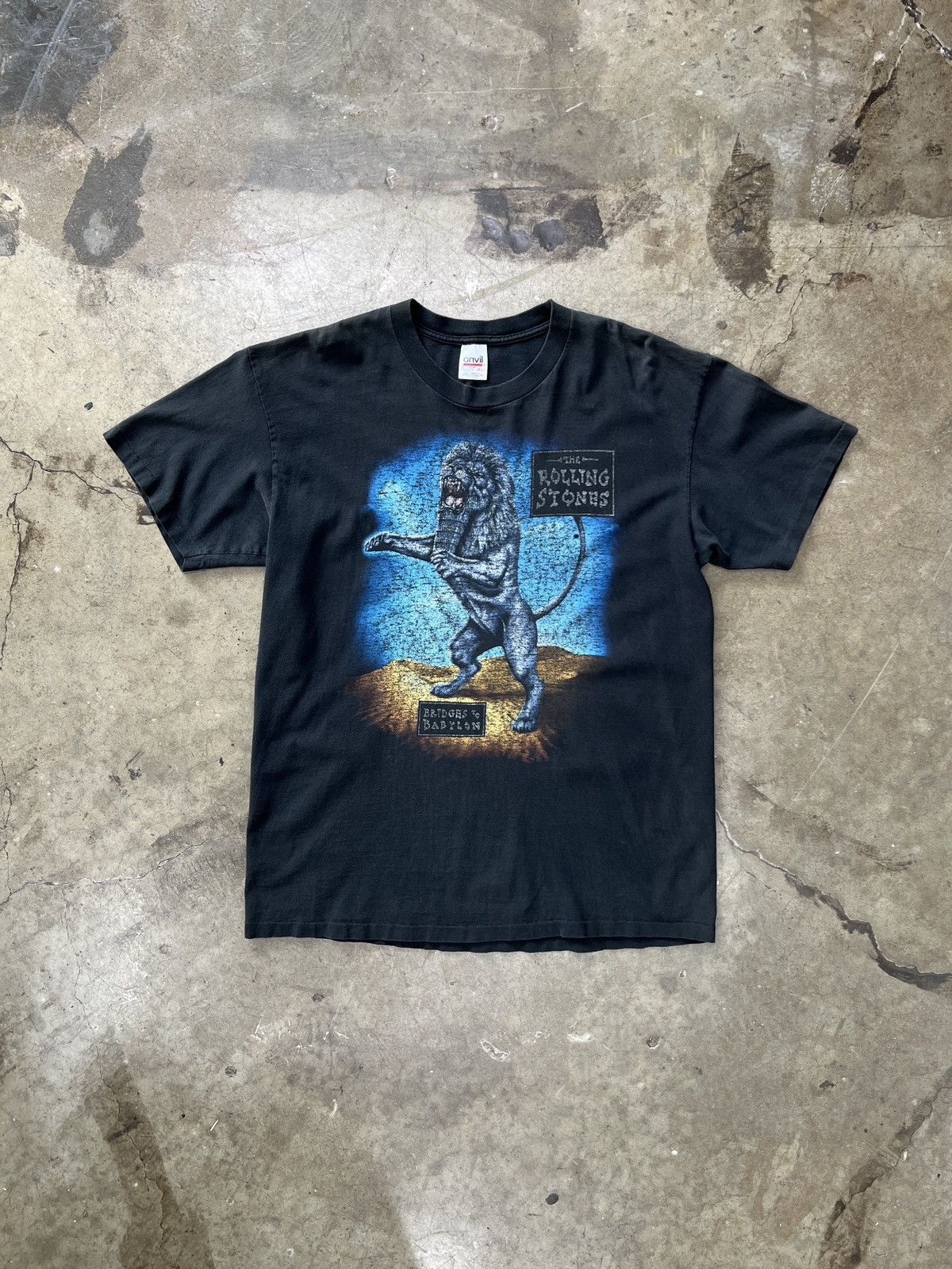 Band Tees Vintage 1997 90s The Rolling Stones Bridgerds Babylion XL Size US XL / EU 56 / 4 - 5 Thumbnail