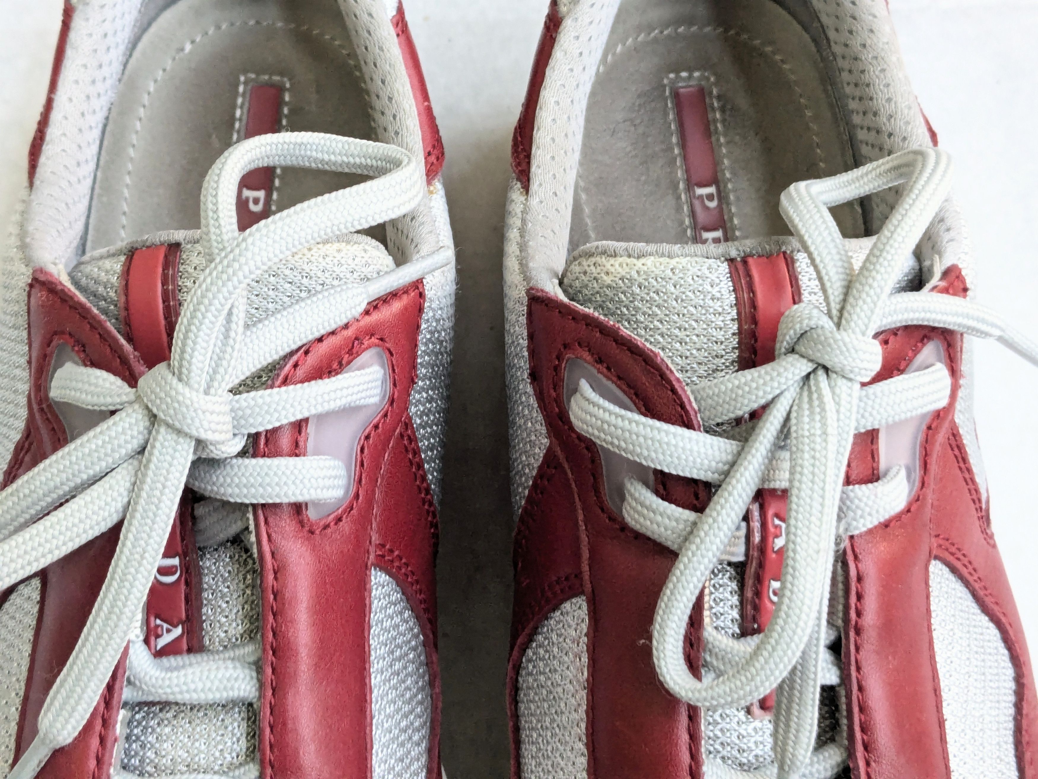 Prada Prada America's Cup Sneakers Red 9 Low Tops Leather Size US 9 / EU 42 - 5 Thumbnail