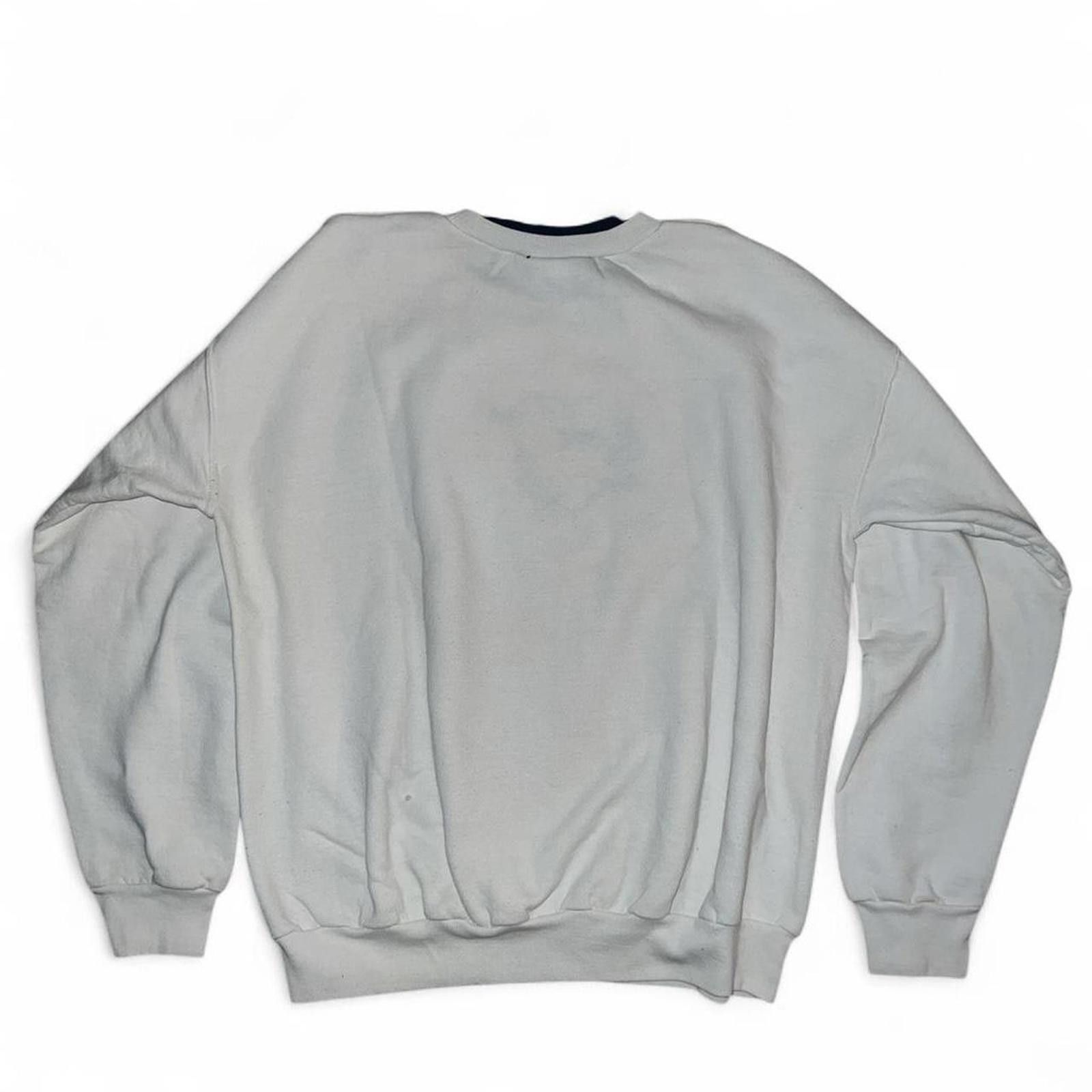 M.Cohen Vintage 90s “Love Faith Peace Joy” White Sweatshirt Size L / US 10 / IT 46 - 4 Thumbnail