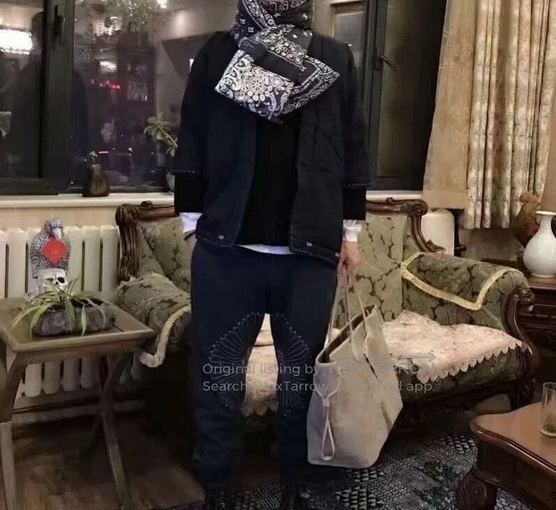 Kapital Kapital Vintage Indigo Chrysanthemum Jeans. Size US 26 / EU 42 - 8 Thumbnail