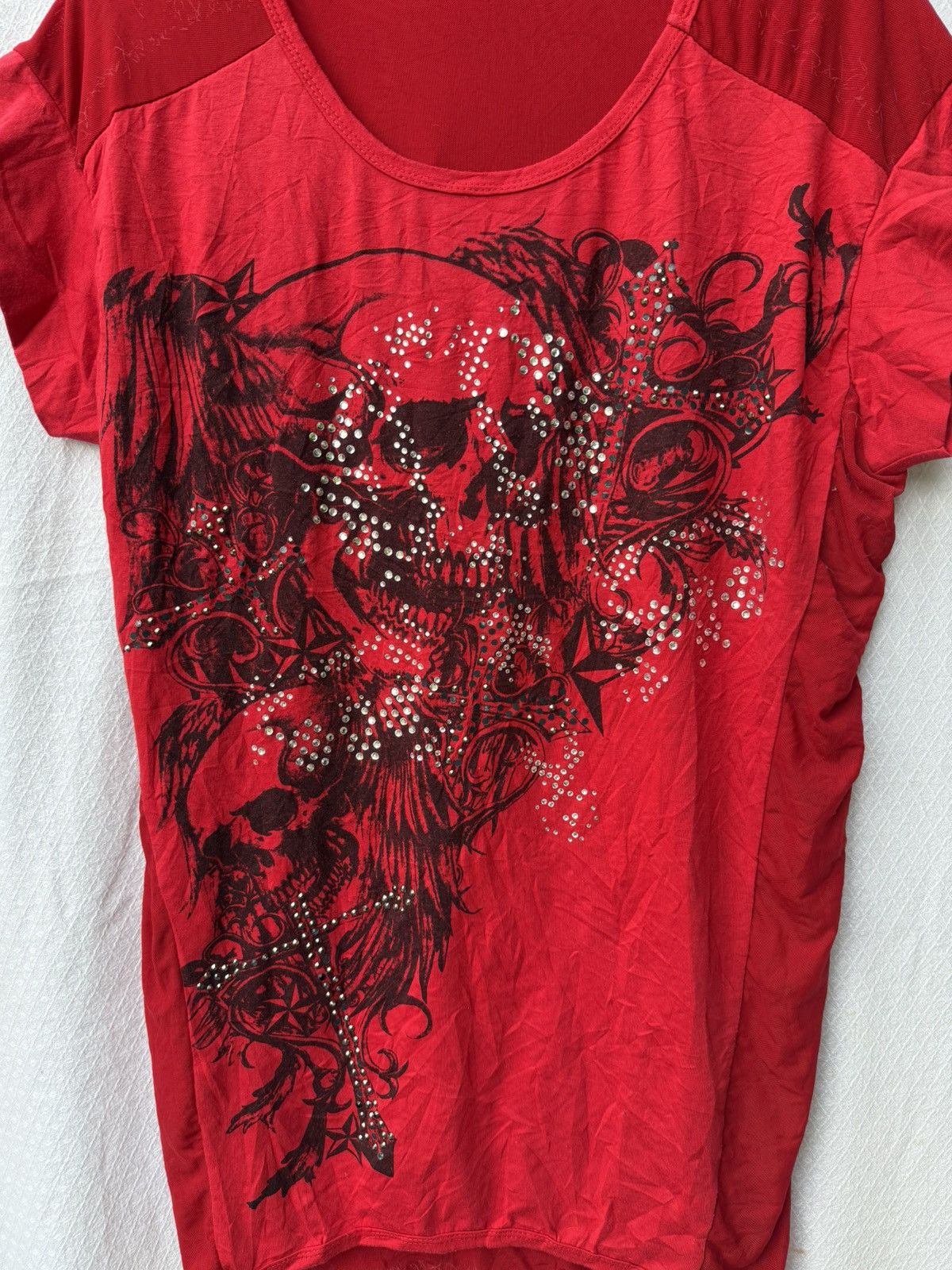 Japanese Brand Skull gothic tee Size US L / EU 52-54 / 3 - 3 Thumbnail