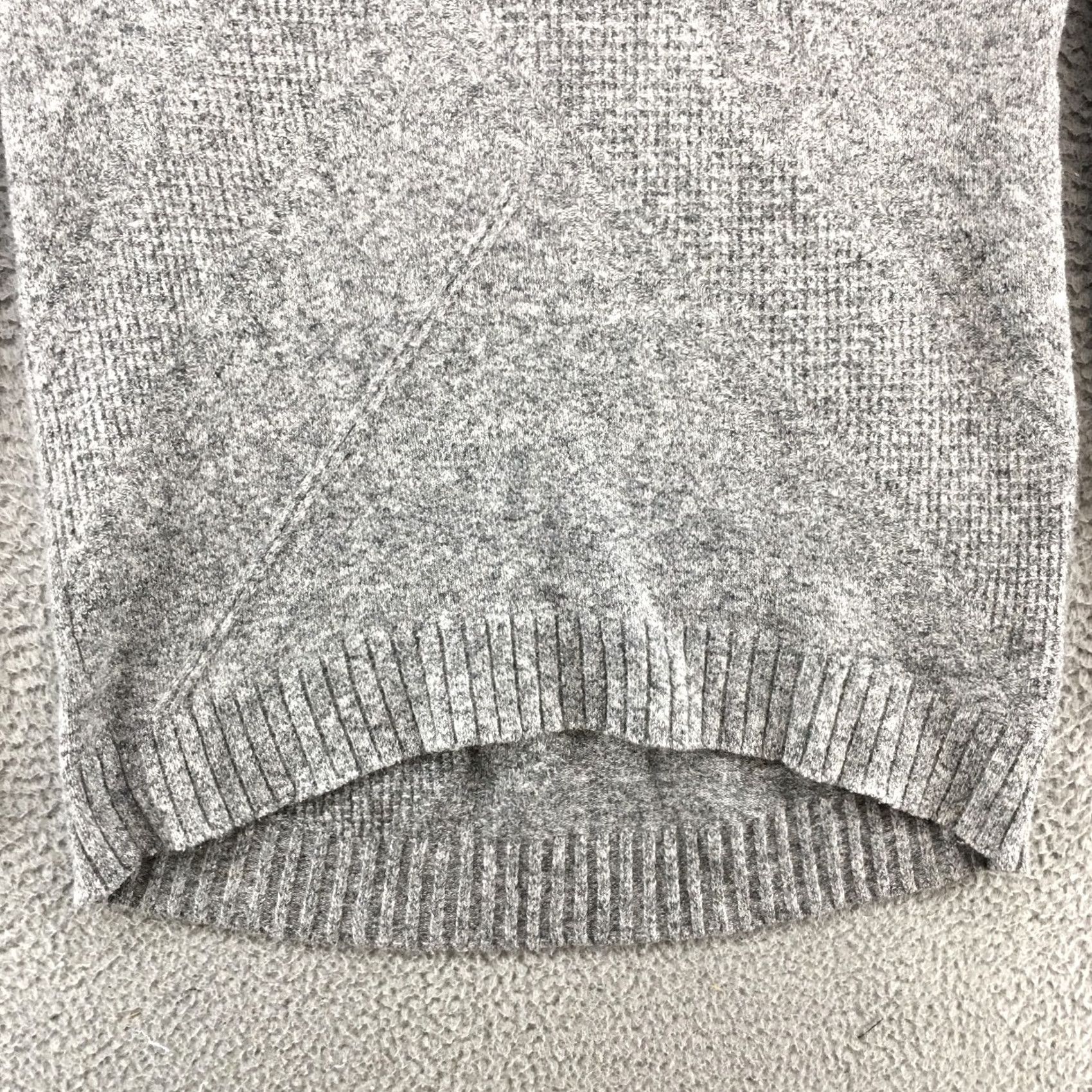 Calvin Klein Calvin Klein Sweater Pullover Womens L Gray Long Sleeve Casual Round Neck Knit Size L / US 10 / IT 46 - 5 Thumbnail