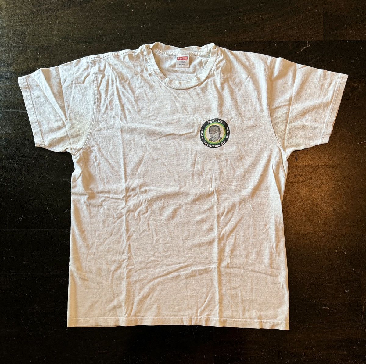 Supreme Supreme “Don’t Let The Dream Die” MLK Tee - Size Large Size US L / EU 52-54 / 3 - 2 Thumbnail