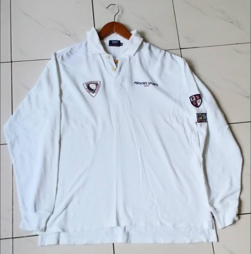 Japanese Brand ☀️PERSON’S Patchwork golf polo Like Issey Miyake Size US M / EU 48-50 / 2 - 3 Thumbnail