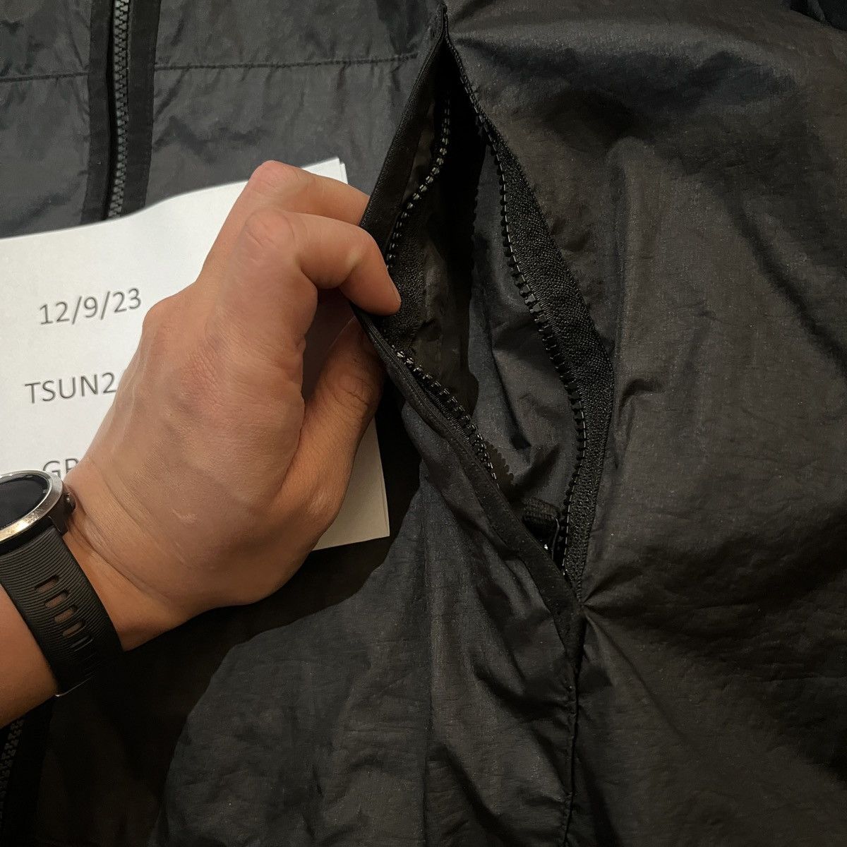 Stone Island Stone Island Membrana 3L TC Black Hooded Jacket XL Size US XL / EU 56 / 4 - 4 Thumbnail