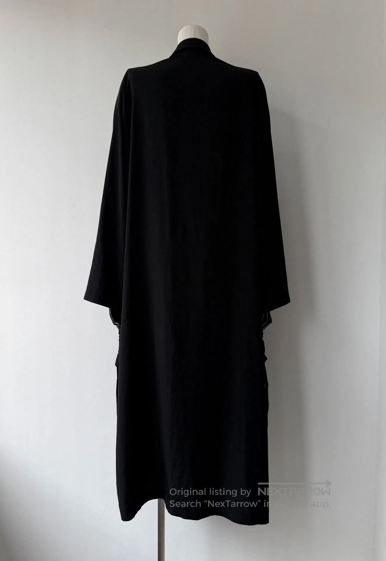 Yohji Yamamoto Yohji Yamamoto Triacetate Long Coat. Size US M / EU 48-50 / 2 - 7 Thumbnail