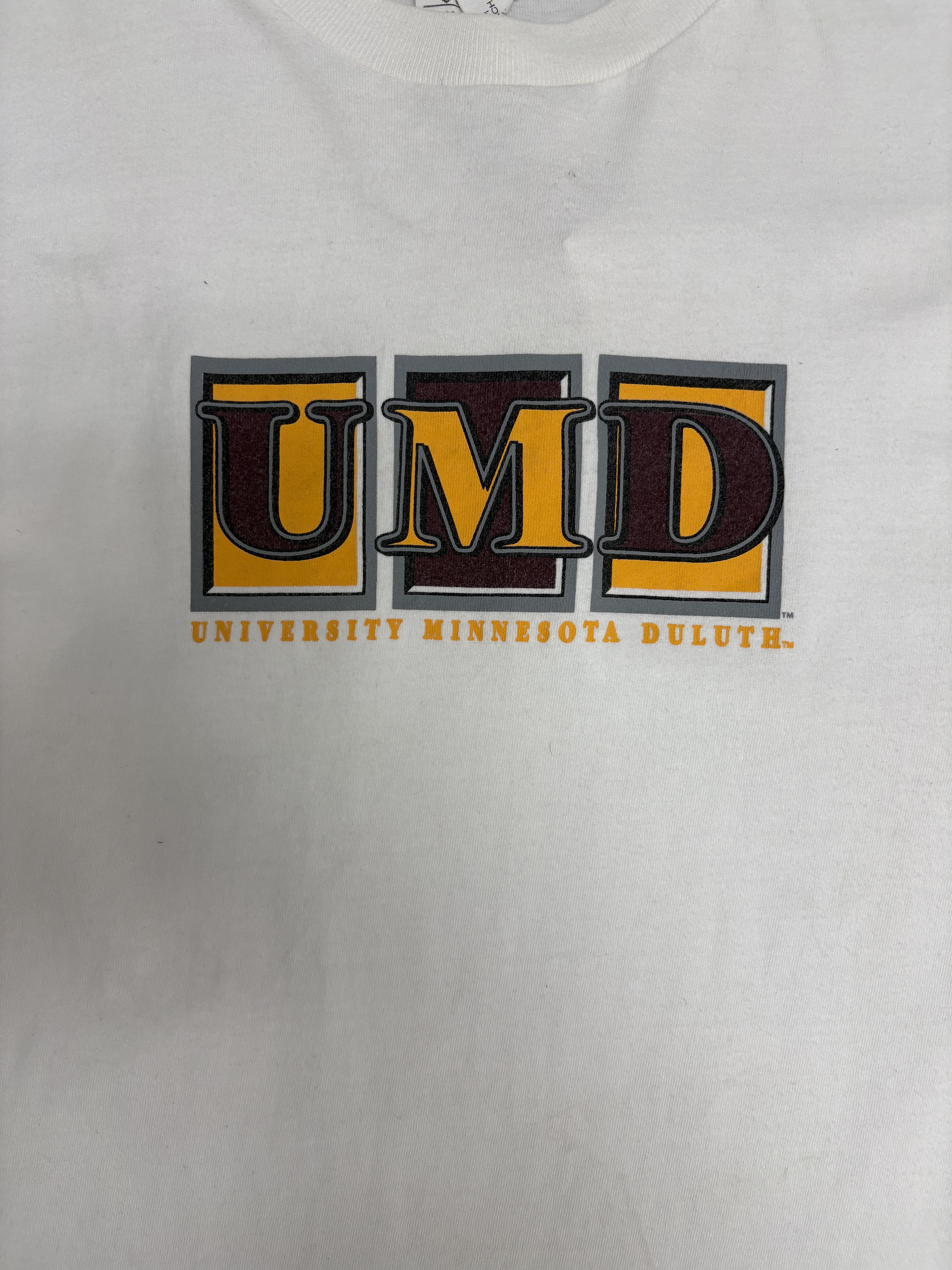 Vintage University of Minnesota Duluth Vintage White Long Sleeve Tee Size US XXL / EU 58 / 5 - 2 Thumbnail