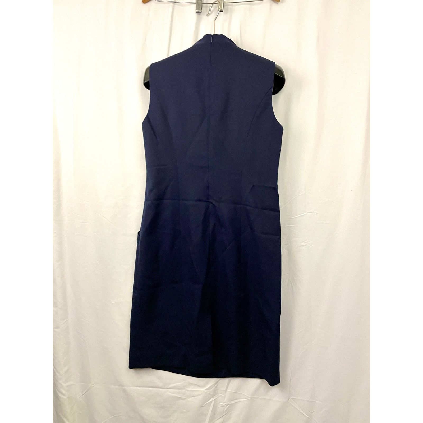 Pendleton Pendleton Blue Virgin Wool Sleeveless Sheath Dress Sz 14 Size XL / US 12-14 / IT 48-50 - 10 Thumbnail