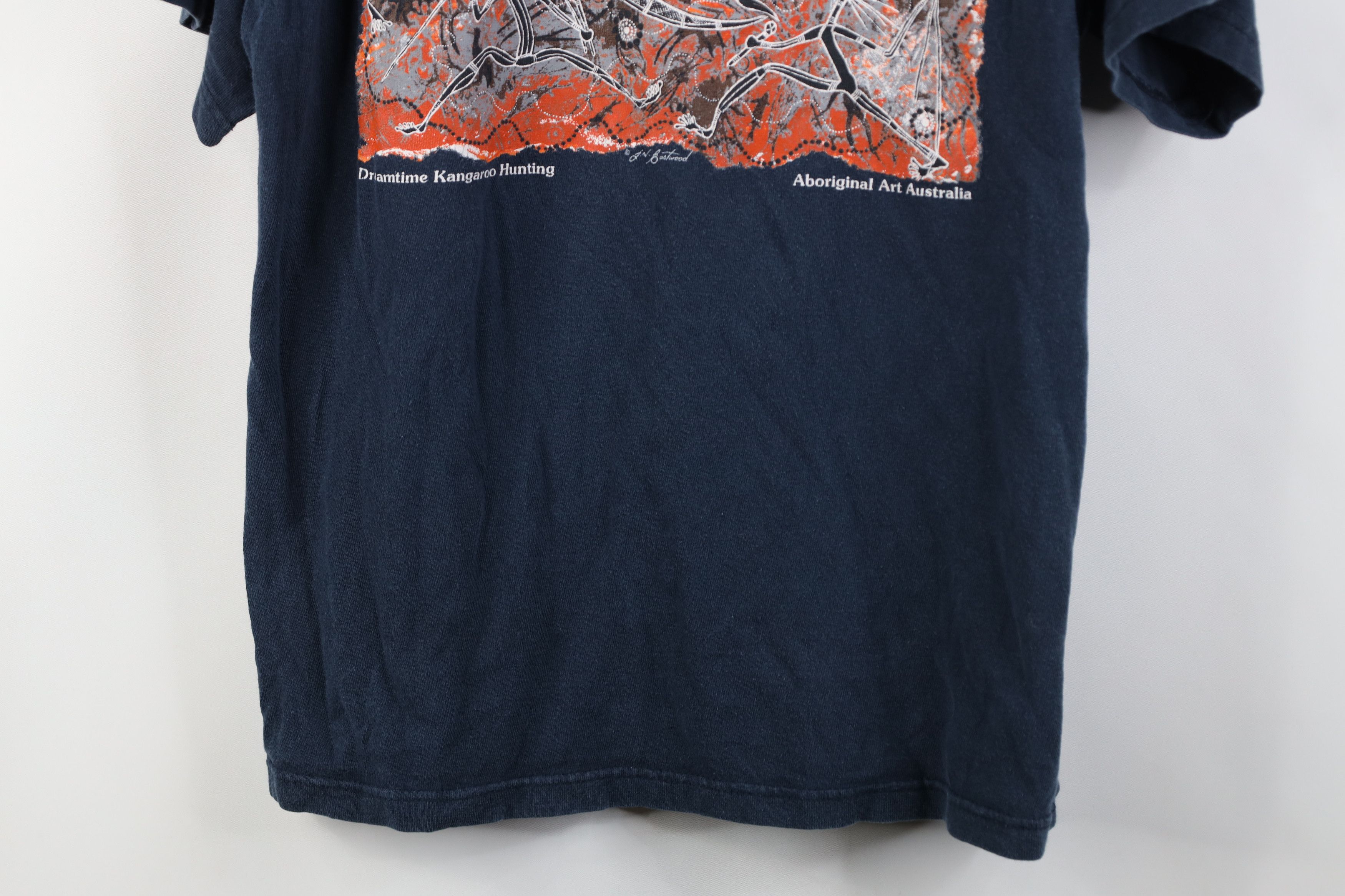 Vintage Vintage 90s Y2K Aboriginal Art Australia Kangaroo T-Shirt Size US S / EU 44-46 / 1 - 3 Thumbnail