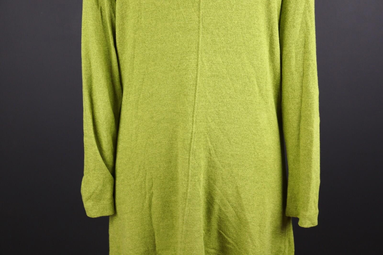 Designer Deerberg by Oska Green Knit Sweater Midi Dress Size M Size M / US 6-8 / IT 42-44 - 8 Thumbnail