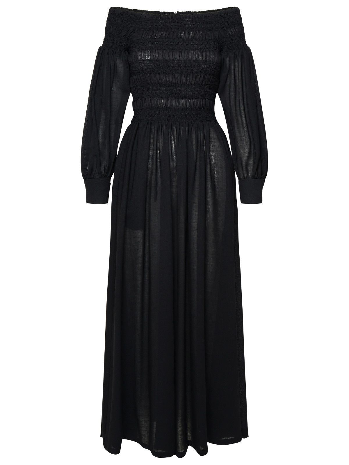 image of Max Mara Black Virgin Wool Dress, Women's (Size Small)