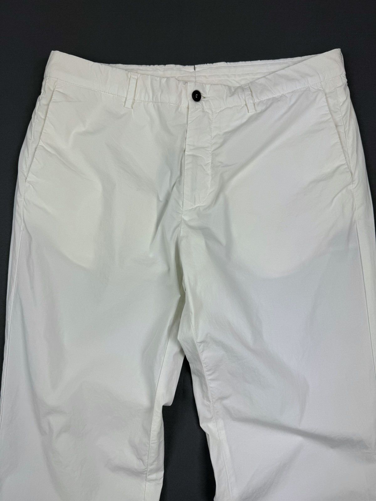 Alfred Dunhill Dunhill London Light White Summer Chino Pants Size US 35 - 5 Thumbnail