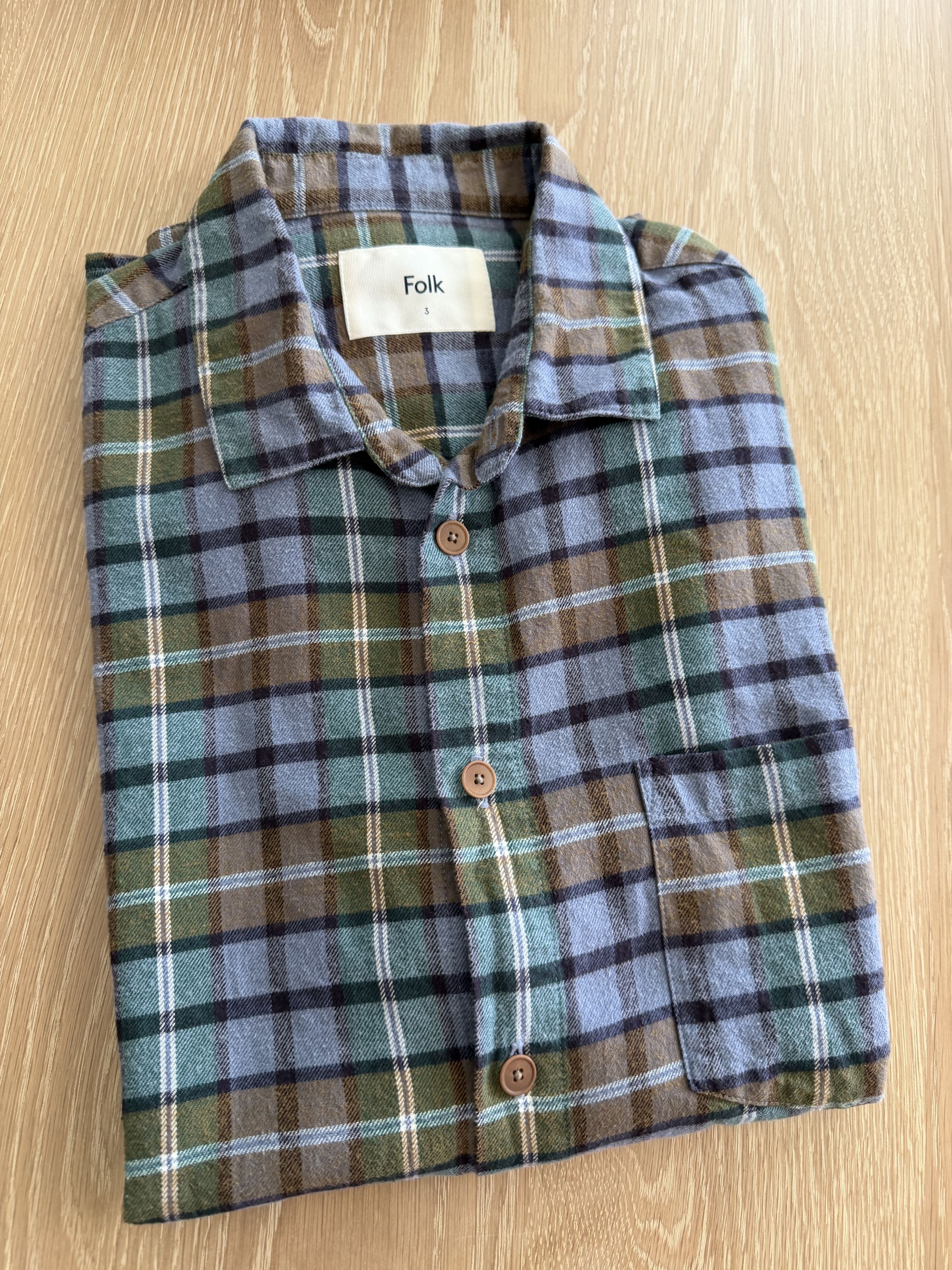 Folk Folk Flannel Shirt Size US L / EU 52-54 / 3 - 2 Thumbnail