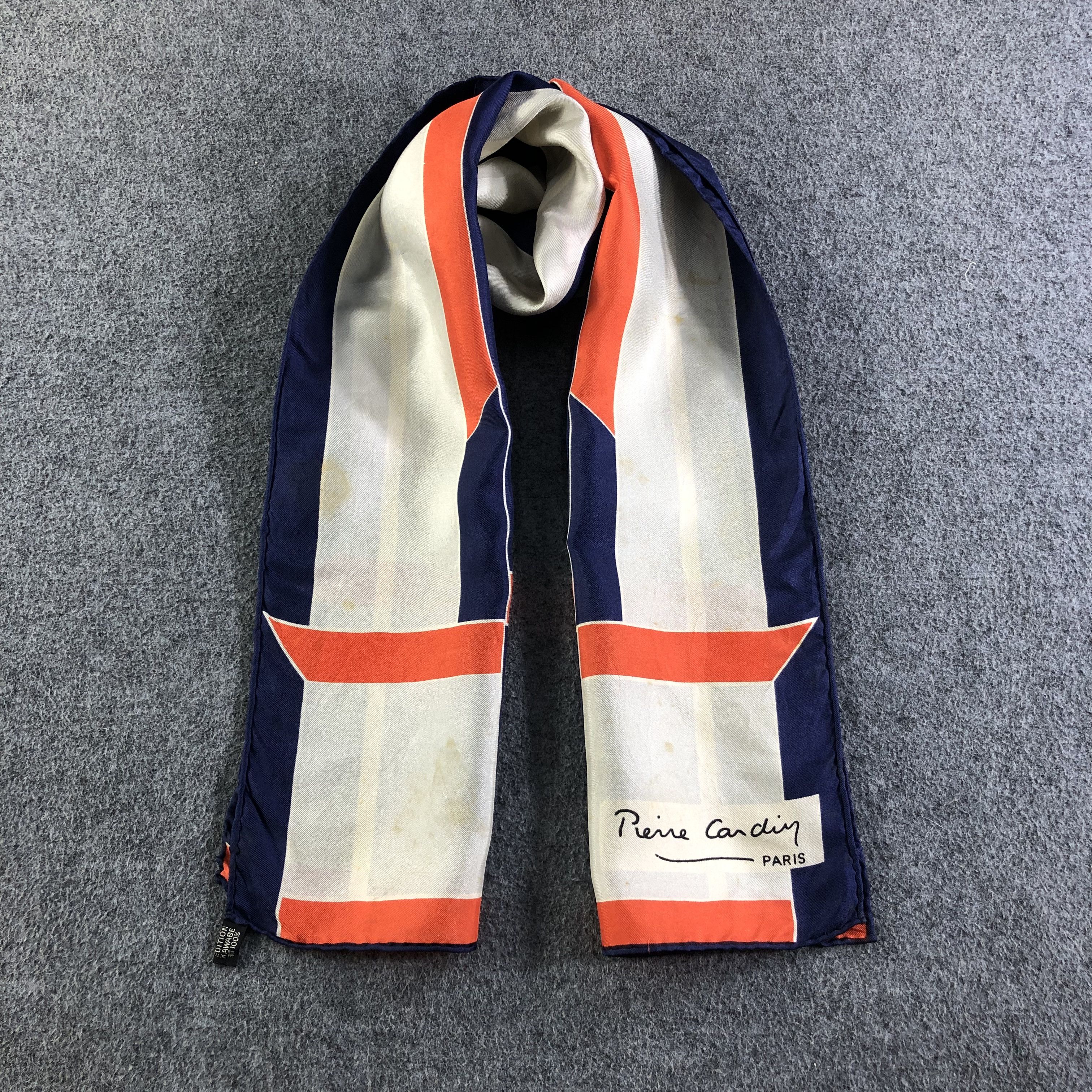 Pierre Cardin Pierre Cardin Silk Stole Silk Scarf M946 Size ONE SIZE - 1 Thumbnail