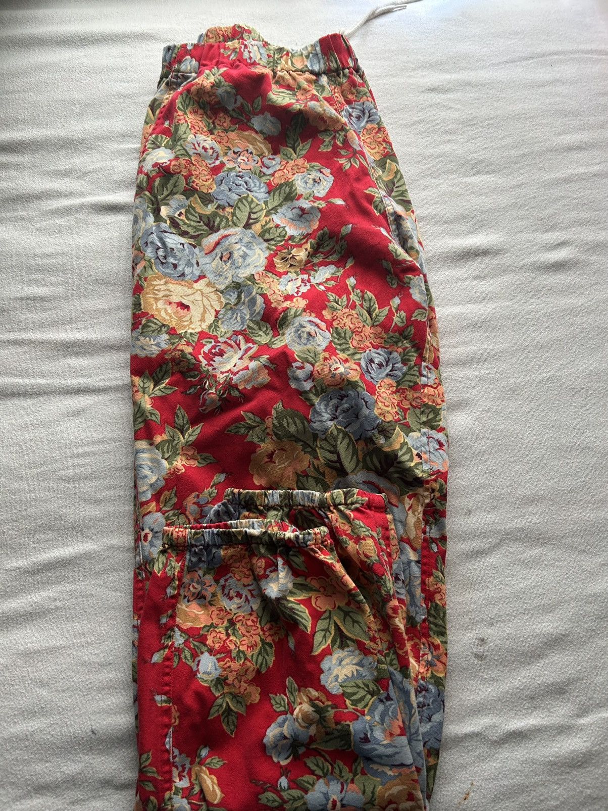 Supreme Floral Pants | Grailed
