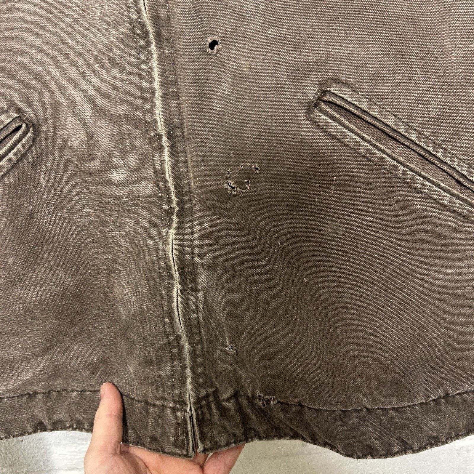 Carhartt Vintage Carhartt Blanket-Lined Detroit Jacket “Chestnut” Size US L / EU 52-54 / 3 - 7 Thumbnail