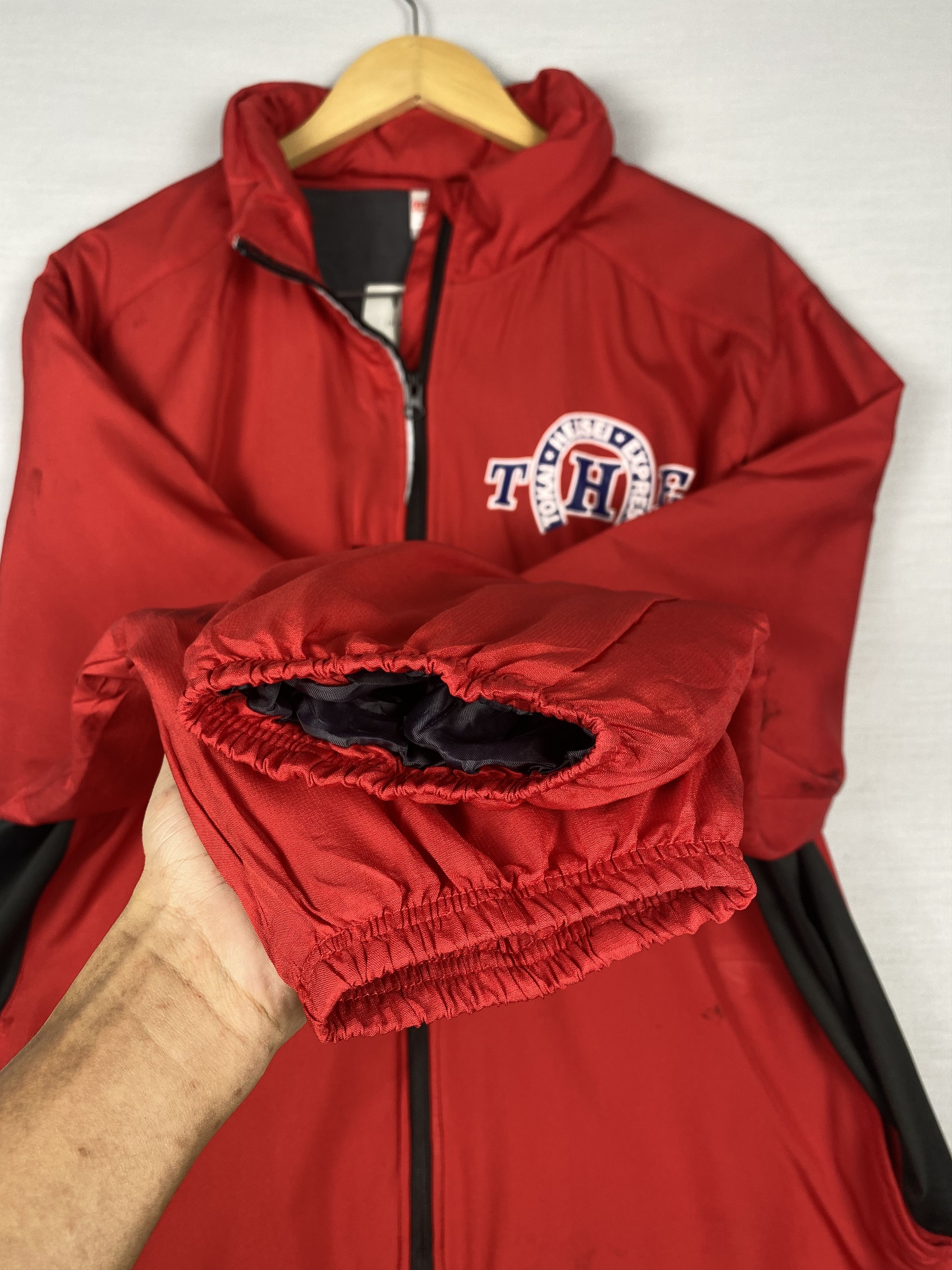 Japanese Brand Vintage United Athle Zip Up Red Light Jacket Size US XL / EU 56 / 4 - 5 Thumbnail