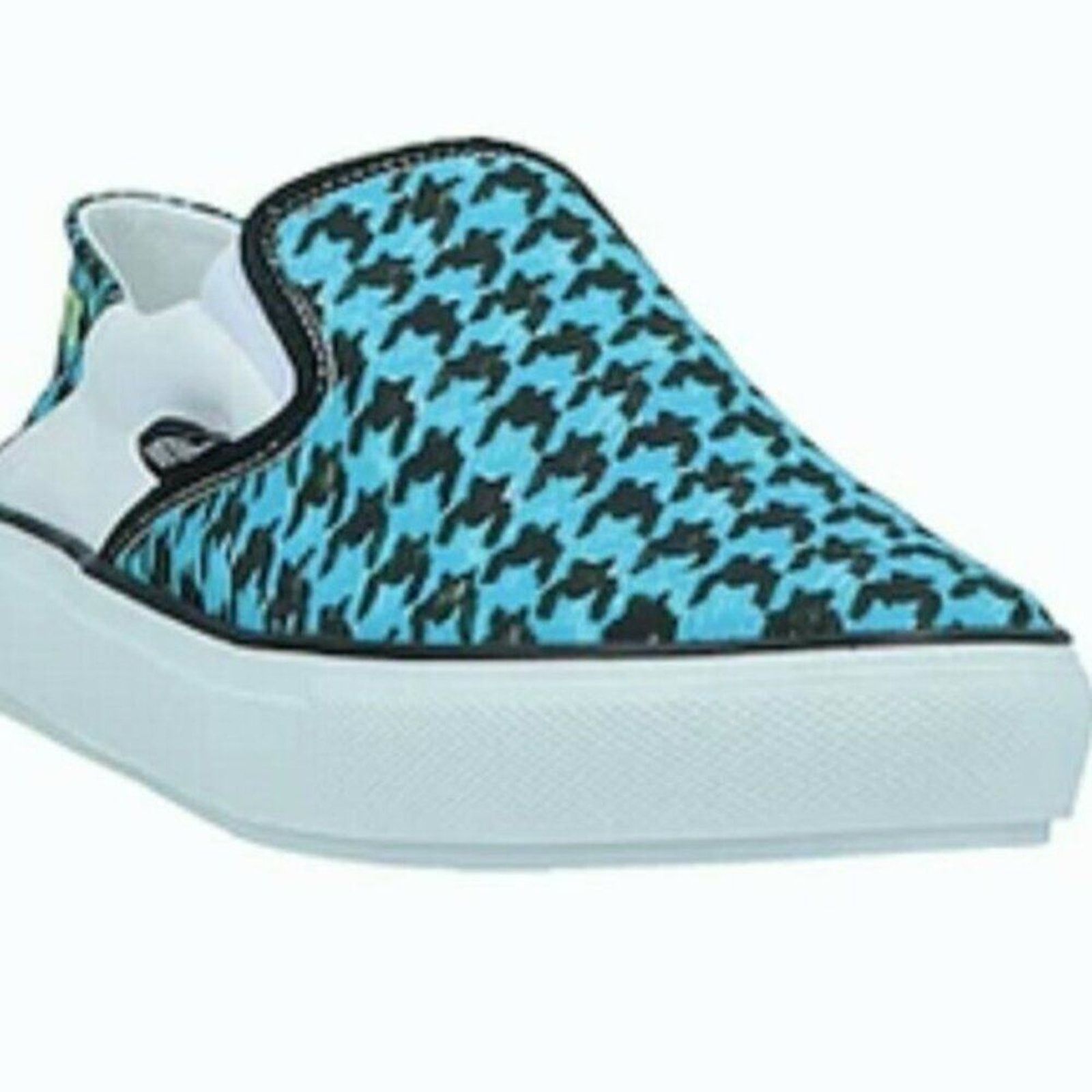 Vetements Vetements Baboush Slip On Blue houndstooth canvas sneakrs Size US 9 / IT 39 - 2 Thumbnail