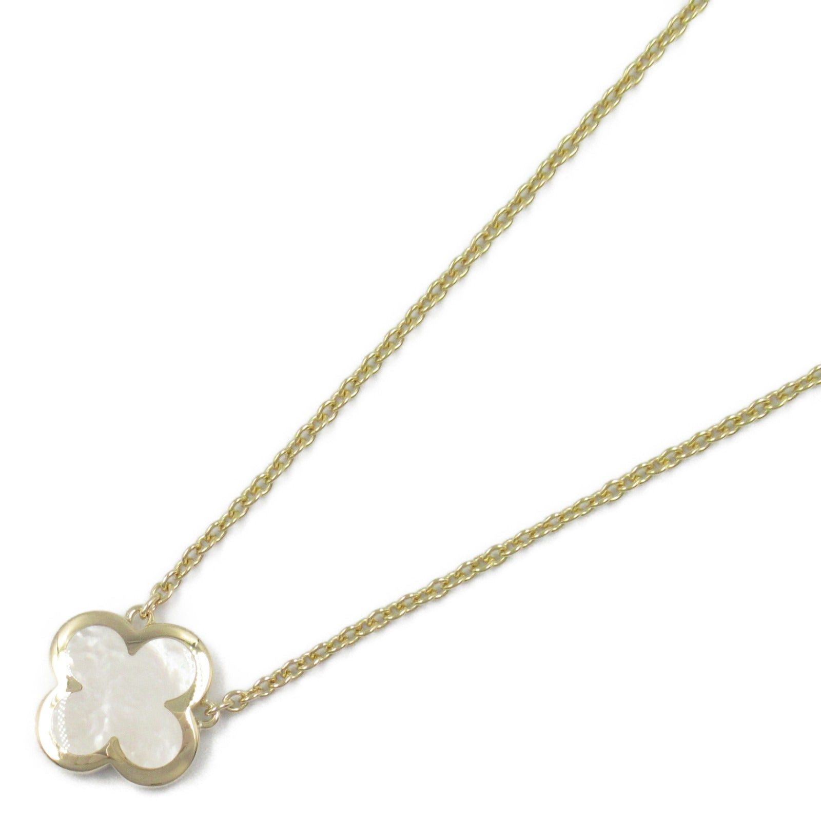 Van Cleef & Arpels Van Cleef Arpels Pure Alhambra Necklace Mother Of Pearl K18 (Yellow Gold) White Size ONE SIZE - 1 Thumbnail