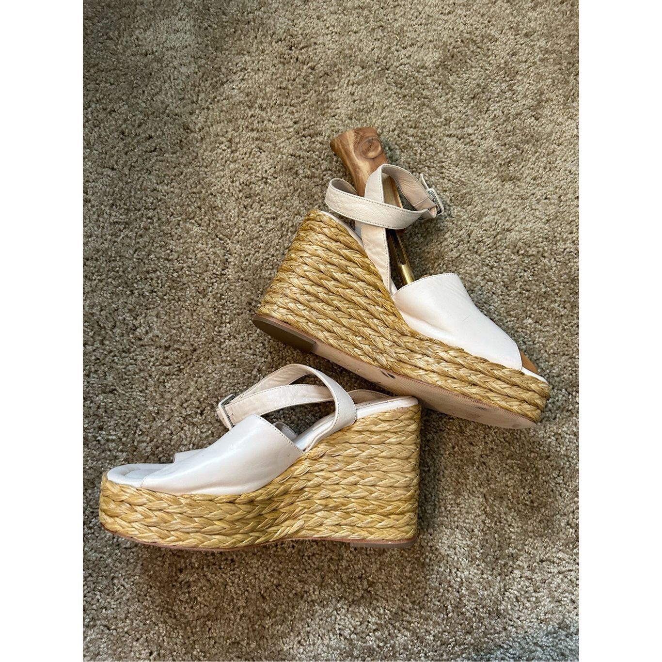 Paloma Bercelo Paloma Barceló Clama Jute-Wedge Sandals Glacial Pink, Sz EU Size US 9 / IT 39 - 5 Thumbnail