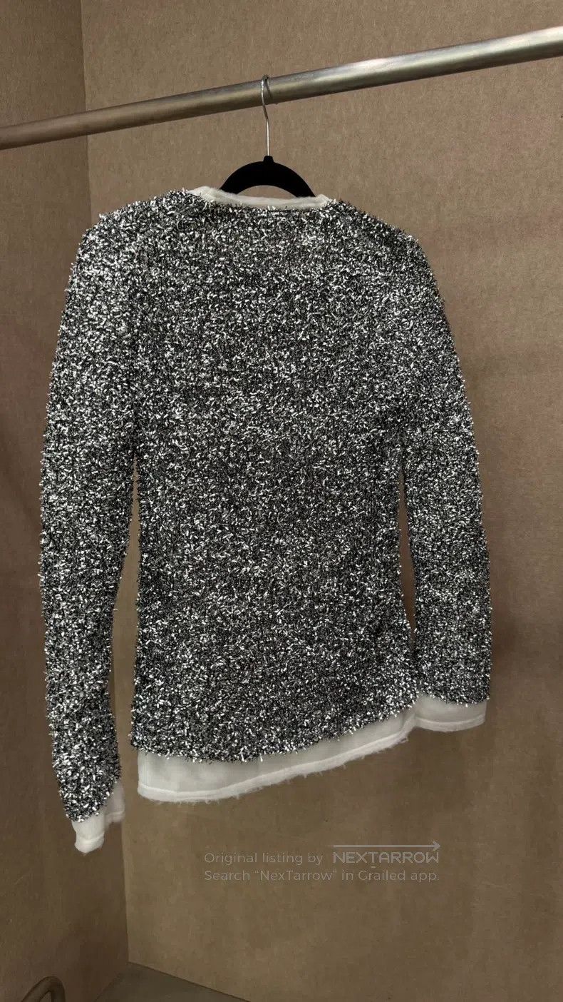 Comme des Garcons Comme Des Garcons Shiny Sequin Double Layer Top Size S / US 4 / IT 40 - 4 Thumbnail