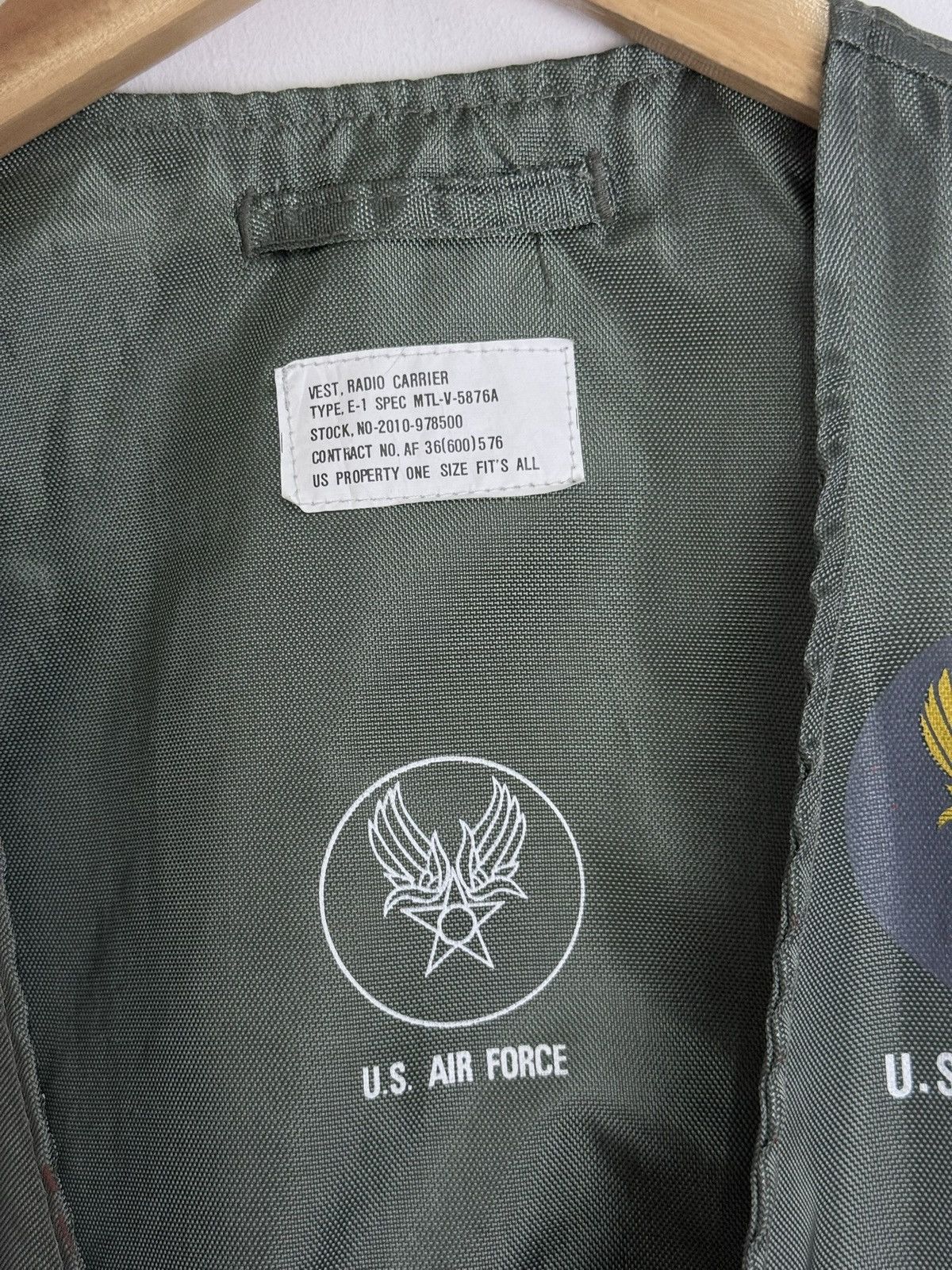 Vintage U.S Air Force re-pro Vest Radio Carrier Size US XL / EU 56 / 4 - 3 Thumbnail