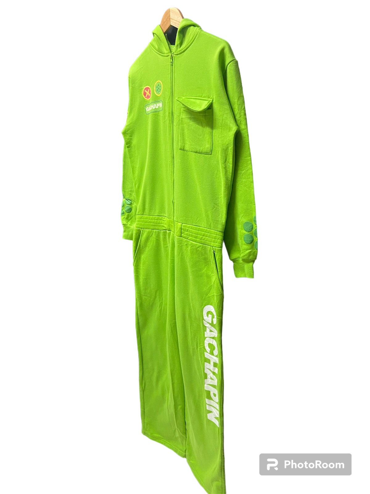 Japanese Brand Gachapin Coverall Loungewear Pajamas Size US 35 - 3 Thumbnail