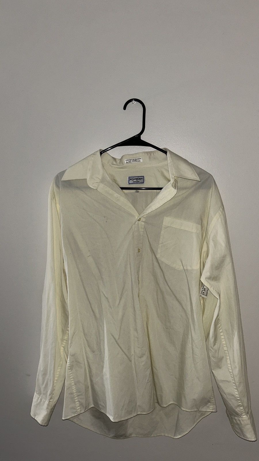Yves Saint Laurent Yves Saint Laurent Dress Shirt Size US L / EU 52-54 / 3 - 1 Thumbnail