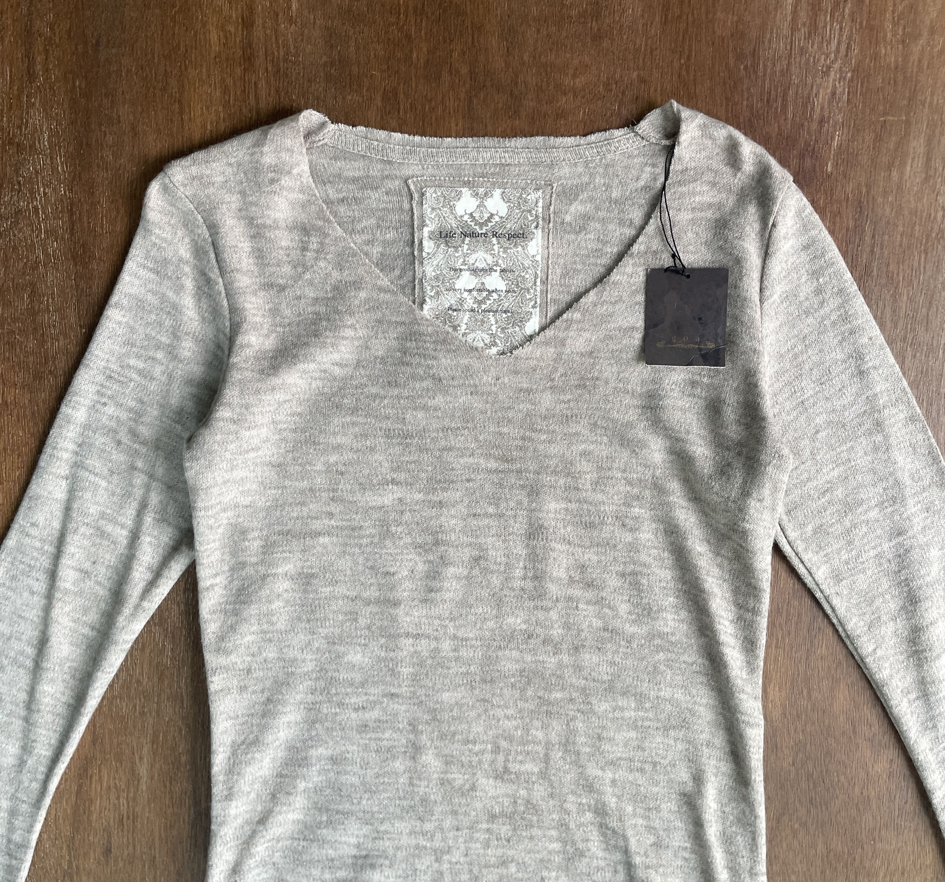 GOA G.O.A Vintage V Neck Tee Size US XS / EU 42 / 0 - 2 Thumbnail