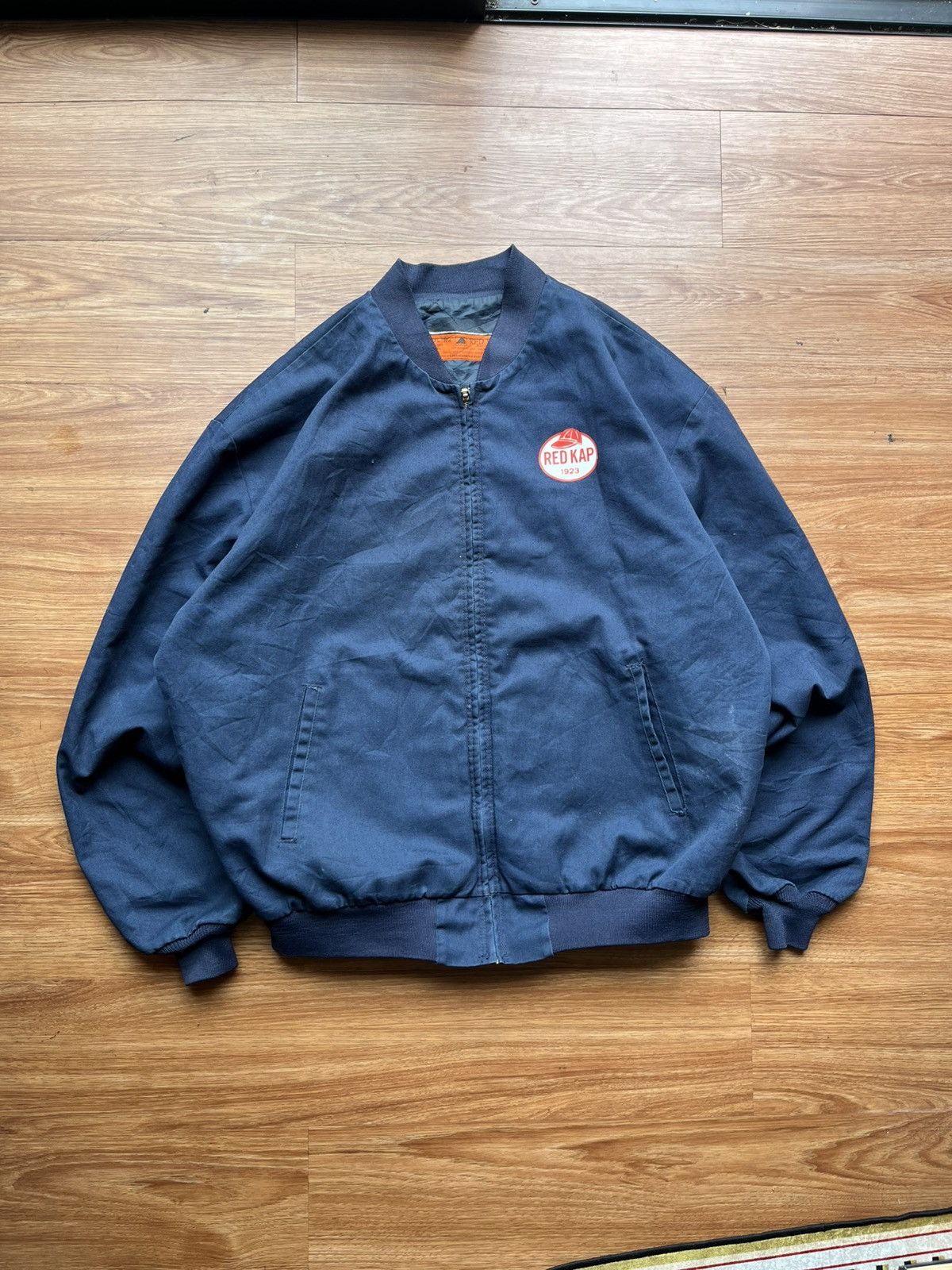 Red Kap Vintage red kap bomber jacket Size US XL / EU 56 / 4 - 1 Thumbnail