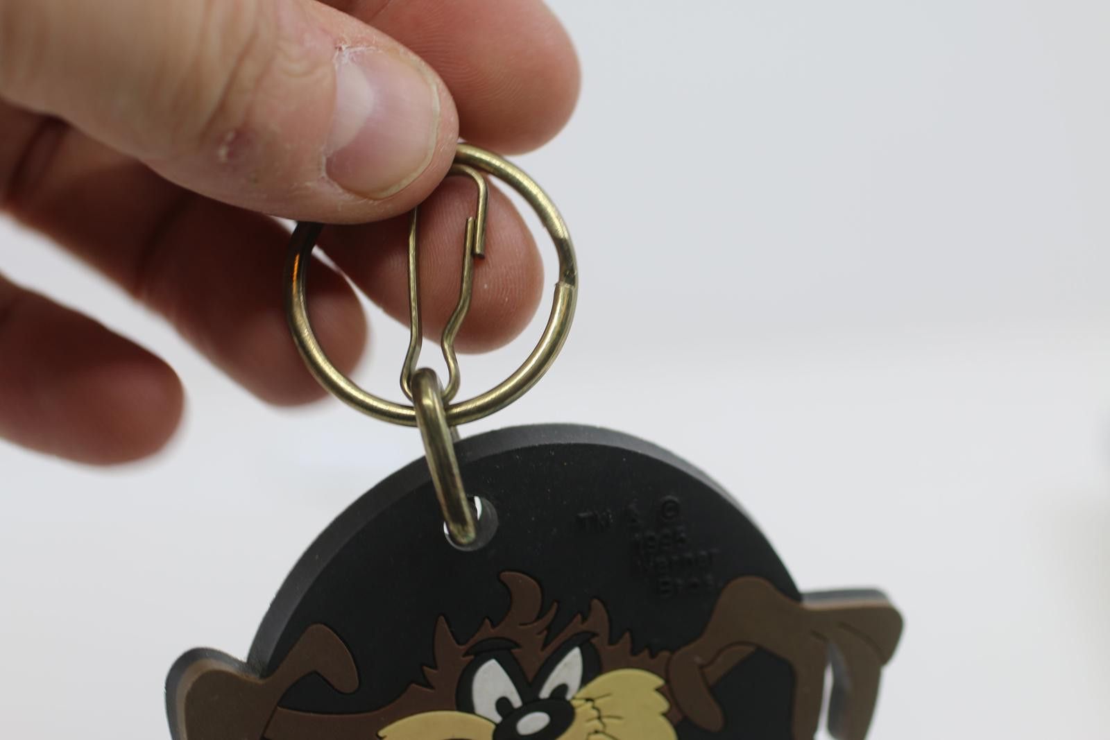 Warner Bros Taz Keychain Tasmanian Devil Applause Rubber 1995 WarnerBros Size ONE SIZE - 4 Thumbnail