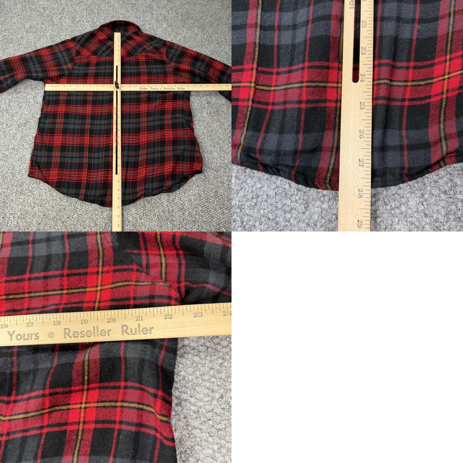 Vintage VINTAGE Cumberland Outfitters by Ely Shirt Mens 2XL Red Plaid Western Pearl Snap Flannel Size US XXL / EU 58 / 5 - 8 Thumbnail