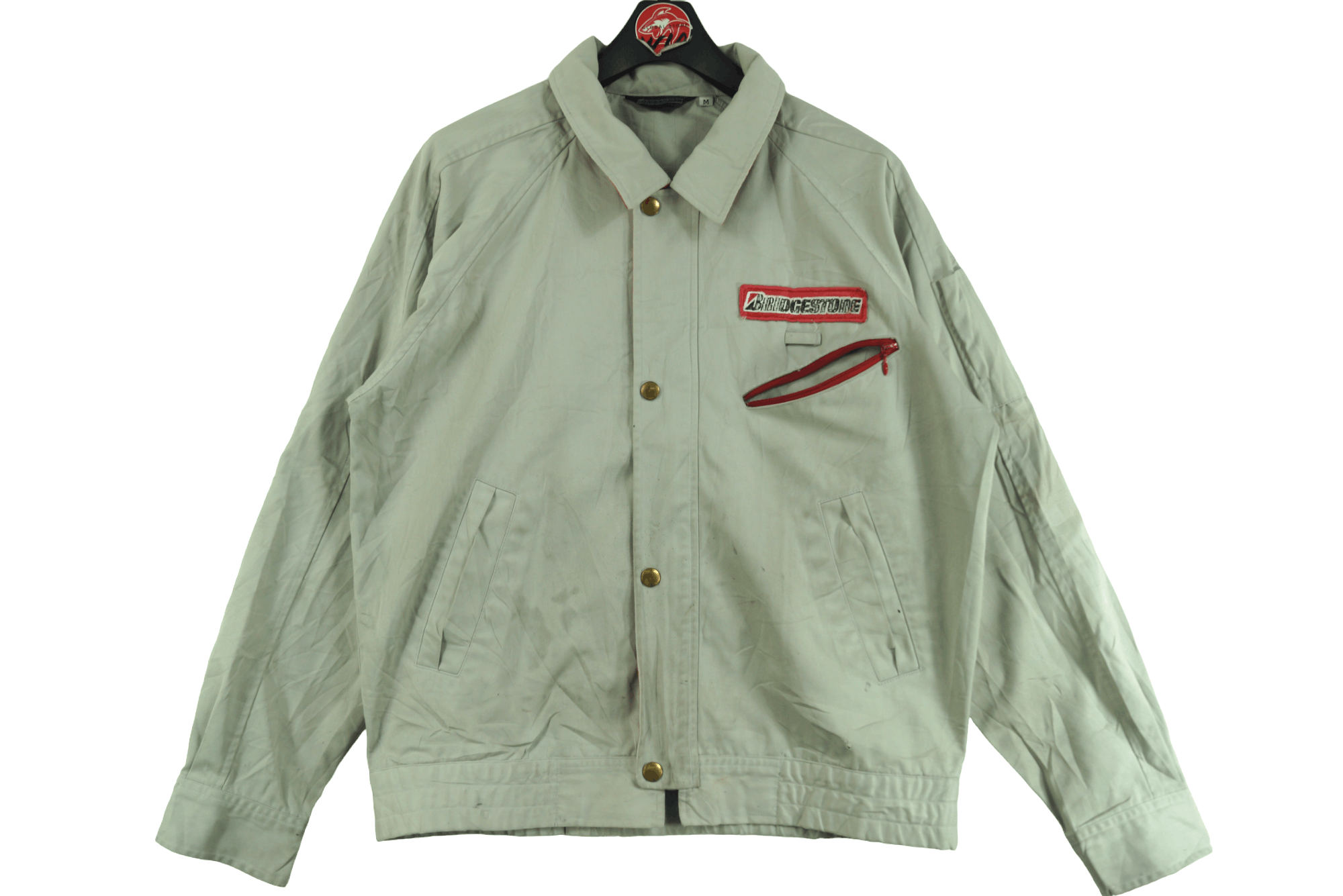Vintage Bridgestone Jacket Wokers Spellout