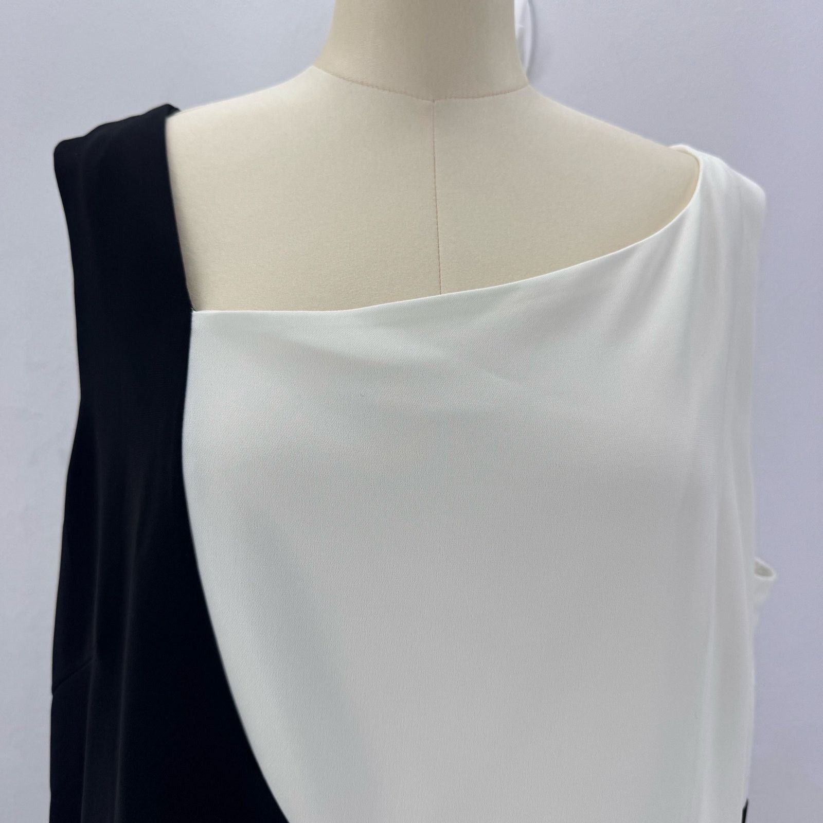 Marina Rinaldi Marina Rinaldi Color Block Sleeveless Sheath Midi Dress 24 Size 4XL / US 24-26 - 5 Thumbnail
