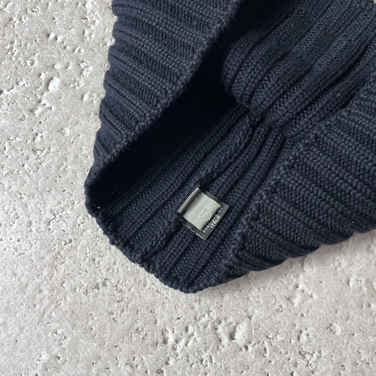 Dior DIOR HOMME Leather Patch Logo Stretched Wool Beanie Hat Size ONE SIZE - 11 Thumbnail
