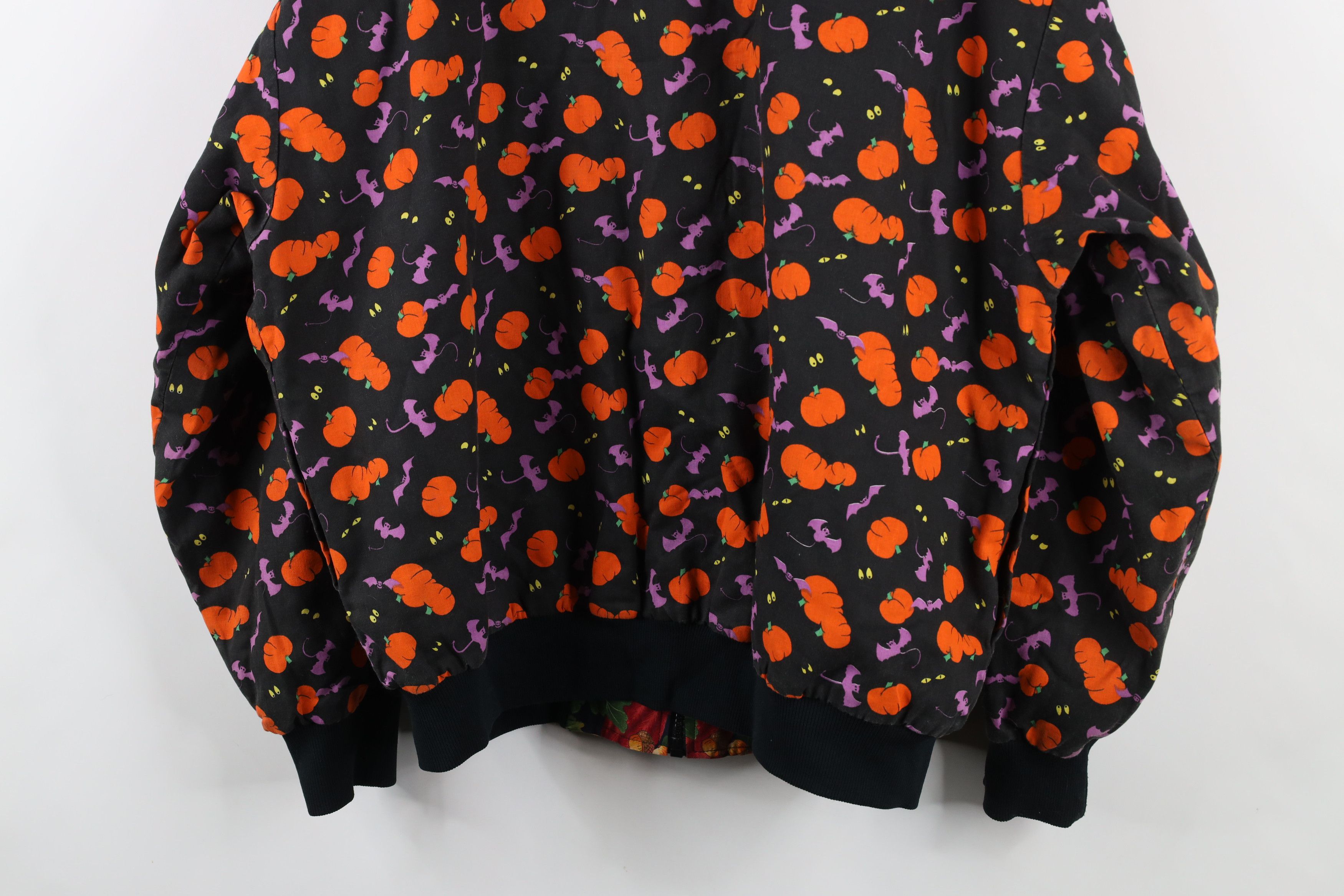 Vintage Vintage 90s Streetwear Reversible Autumn Bomber Jacket Size 3XL / US 20-22 - 14 Thumbnail
