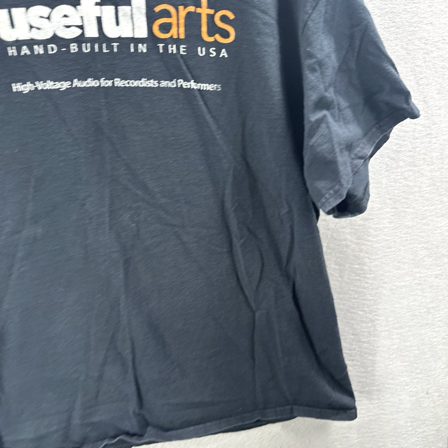 Vintage VINTAGE Useful Arts Shirt Men L Black Cotton Graphic Print 90s Art Classic USA Built Y2k Size US L / EU 52-54 / 3 - 5 Thumbnail