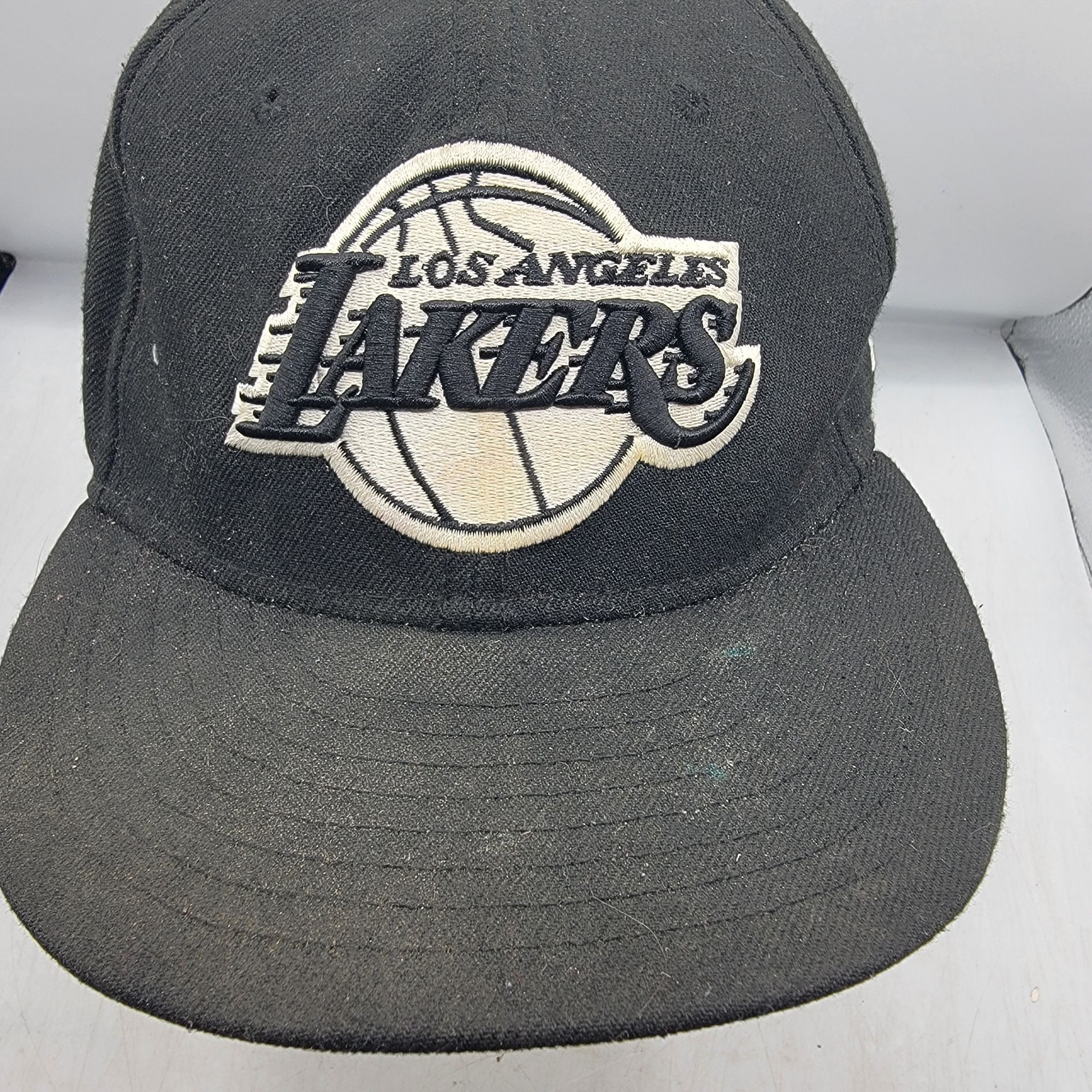 New Era New Era Los Angeles Lakers Adults Black Snapback Cap Hat Adj Size ONE SIZE - 9 Thumbnail