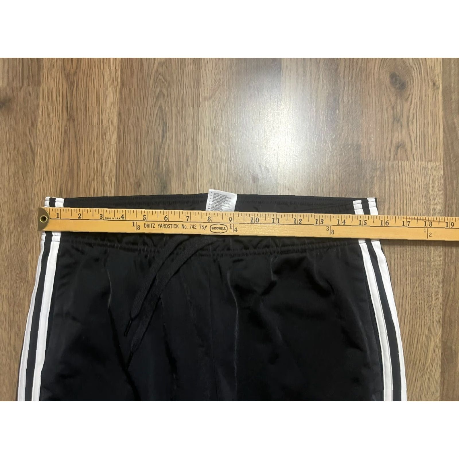 Adidas adidas Sweatpants Pants Women's M Black White Drawstring Logo Casual Size 32" / US 10 / IT 46 - 5 Thumbnail