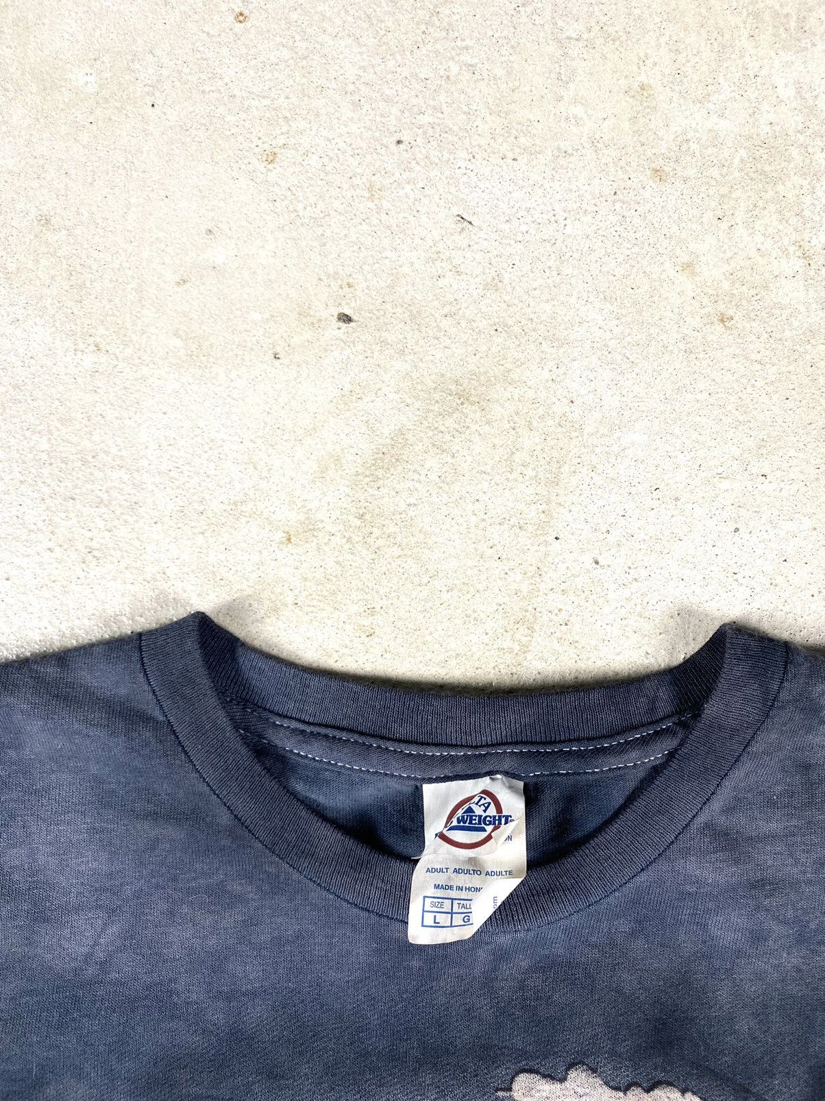 Vintage Y2K Vintage Scull Print T Shirt Liquid Blue Vtg Hype Size US L / EU 52-54 / 3 - 8 Thumbnail