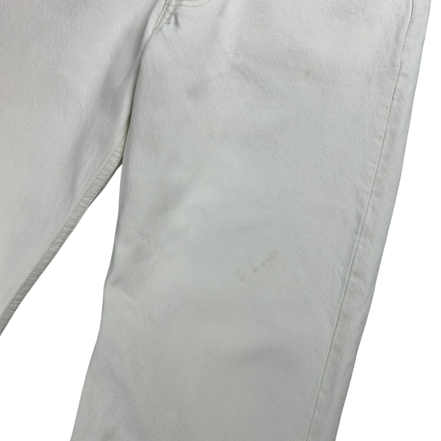 Levi's Vintage 90s Levi's 501 USA White Slim Straight Denim W33L30 Size US 33 - 9 Thumbnail