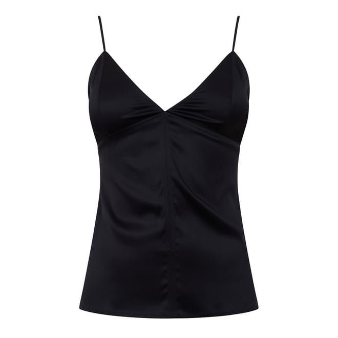 Bottega Veneta Bottega Veneta V-Neck Slim Fit Tank in Black Size S / US 4 / IT 40 - 1 Thumbnail
