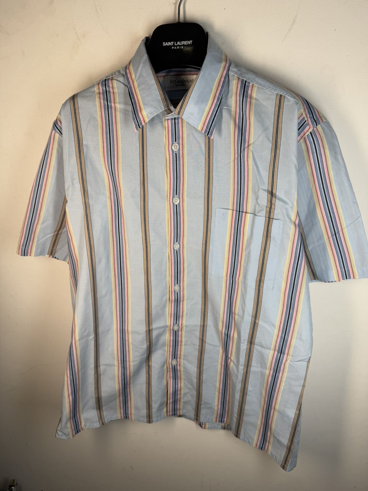 Yves Saint Laurent Multicolor YSL Shirt Summer Size US L / EU 52-54 / 3 - 17 Thumbnail